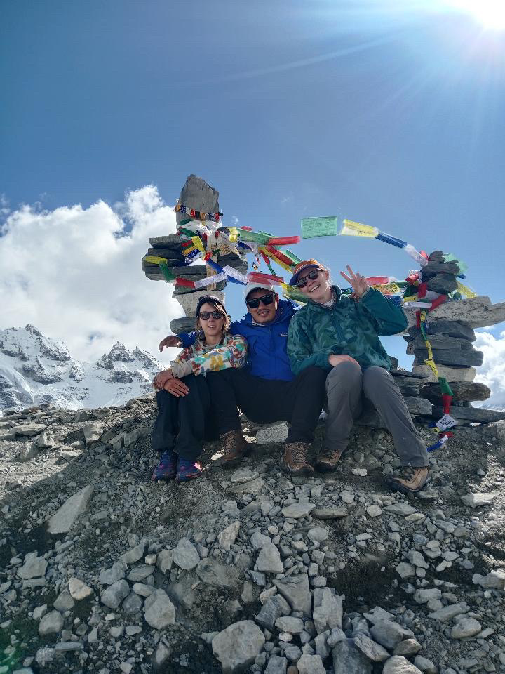 High mountain trails near Everest Base Camp