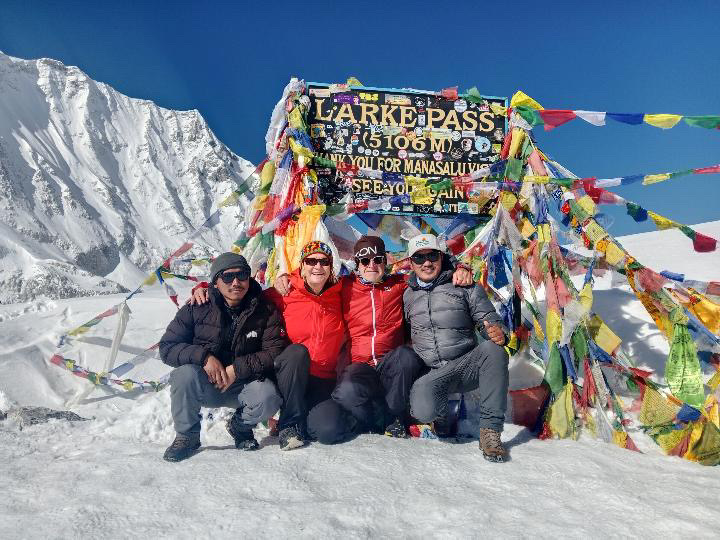 Larke Pass trek in the Manaslu region